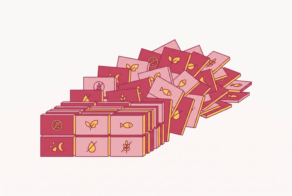 Cover illustration for “Why Wedding Catering Dietary Cards Fail at Scale”