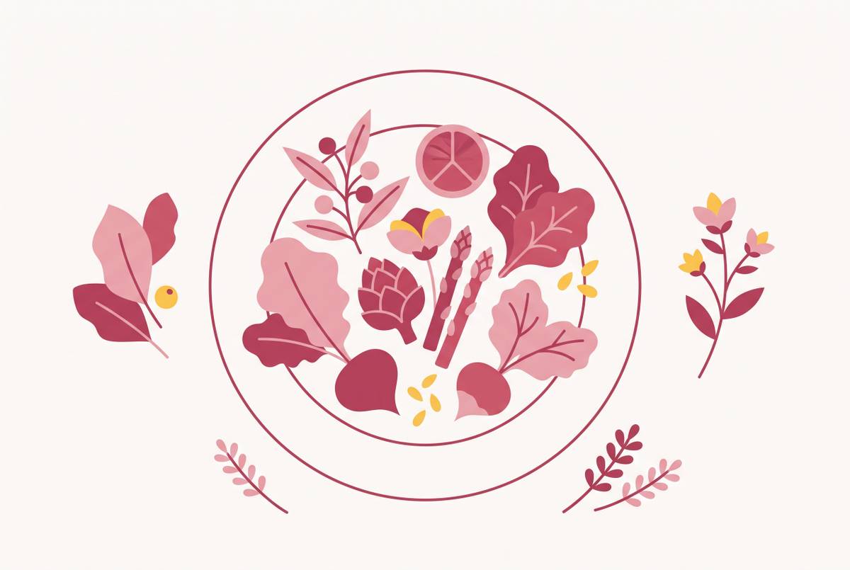 Cover illustration for “The Rise of Plant-Based and Vegan Guests at Australian Weddings”