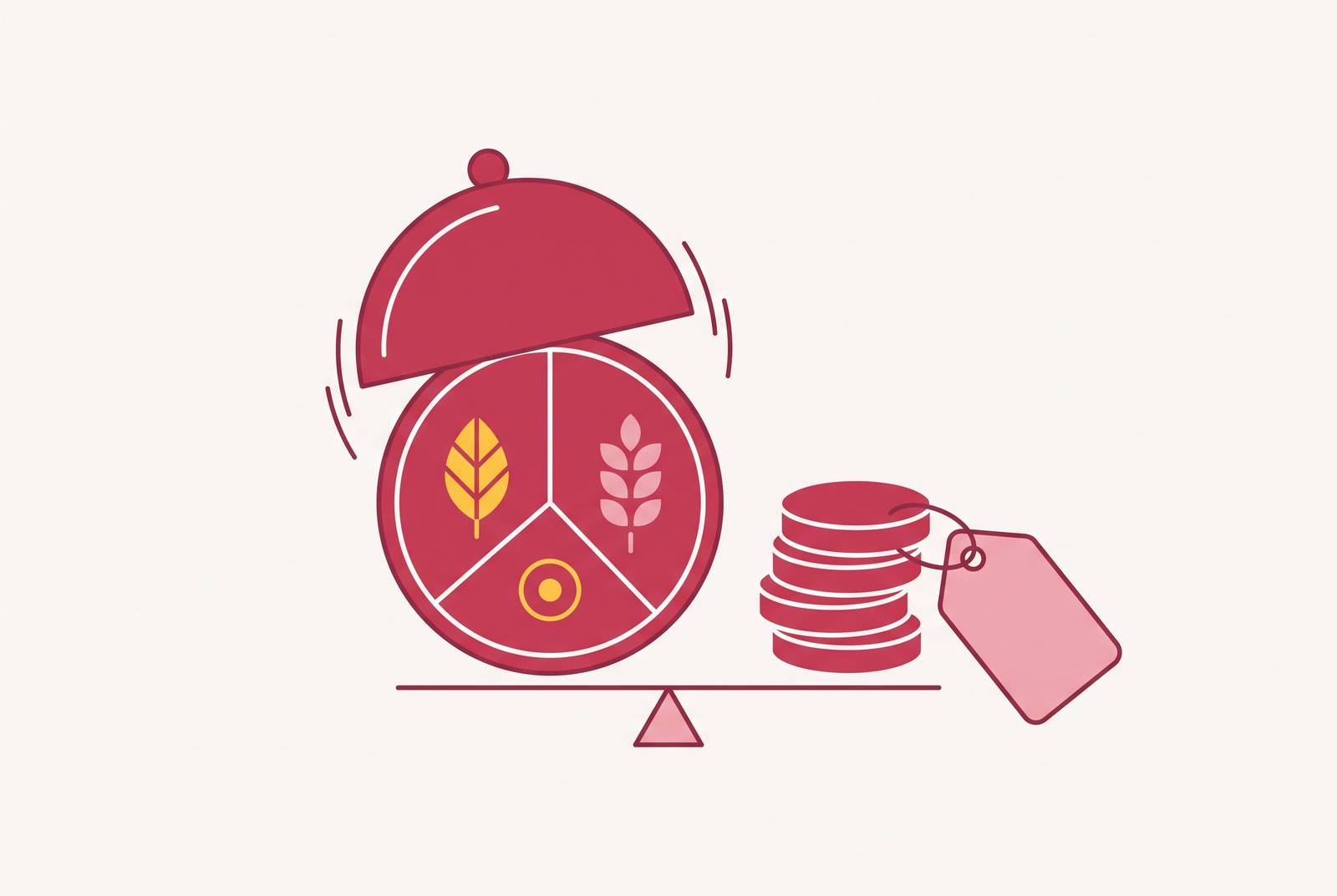 Cover illustration for “How Australian Wedding Caterers Price Dietary Alternatives”