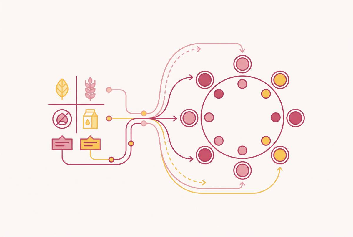 Cover illustration for “Linking Dietary Data Directly to Seating Charts”