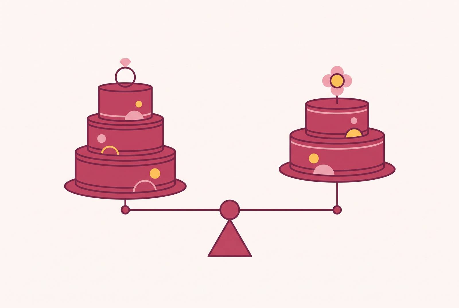 Cover illustration for “The Real Cost of a Perth Wedding Compared to Eastern States”