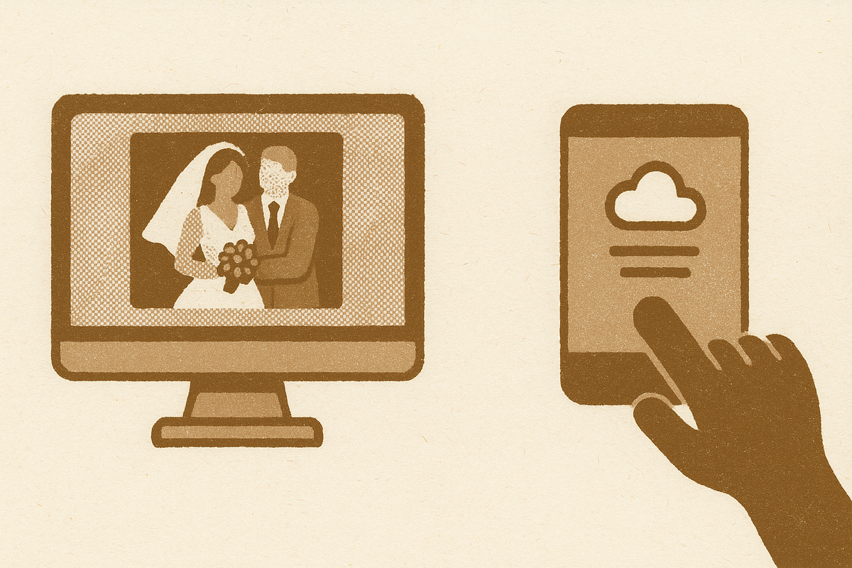 Cover illustration for “Wedding Photography Delivery Platforms Reviewed”