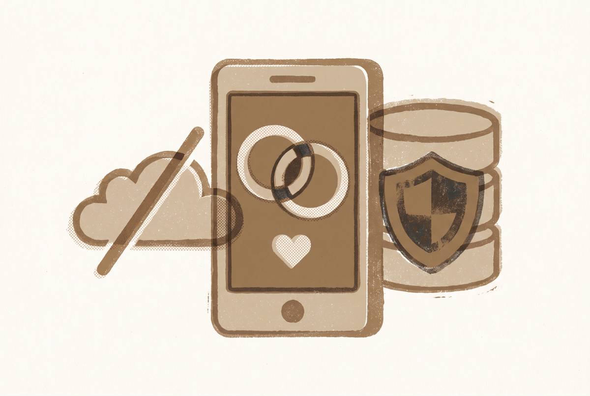 Cover illustration for “offline-capable wedding planning apps that store data on your device”