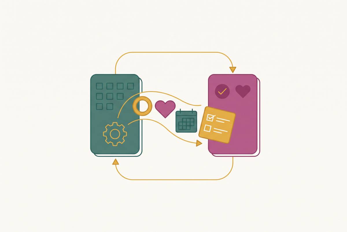 Cover illustration for “Switching Wedding Planning Tools Mid-Engagement”