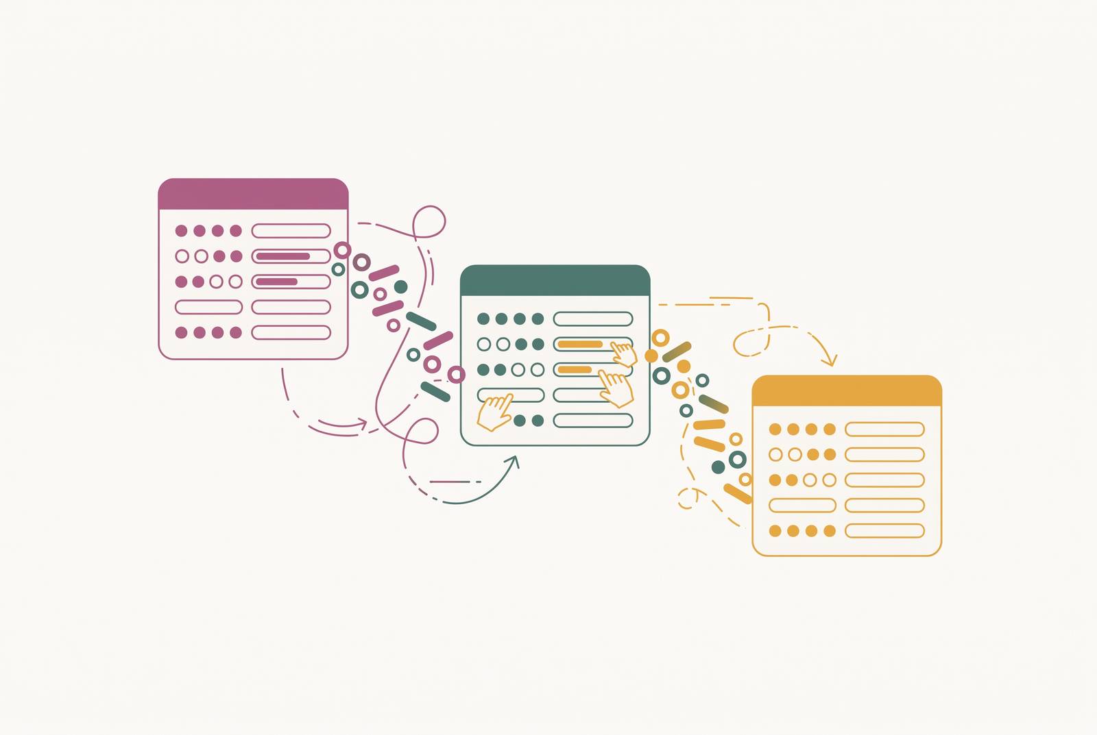 Cover illustration for “Data Re-Entry Cost Across Separate Wedding Planning Apps”