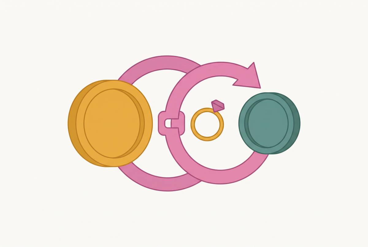 Cover illustration for “Wedding Planning Software Pricing in AUD vs USD Conversion Traps”