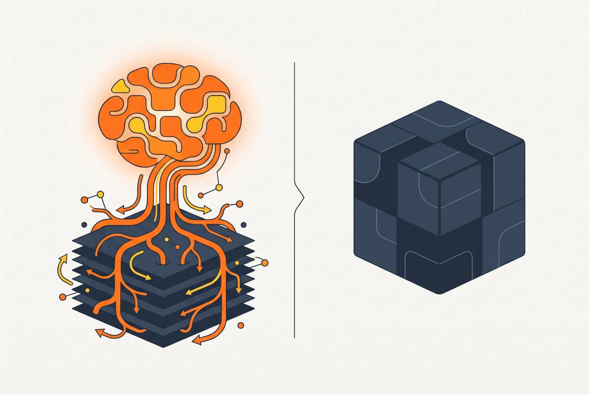 Cover illustration for “Grounded AI Answers vs Static LLM Responses in Production”