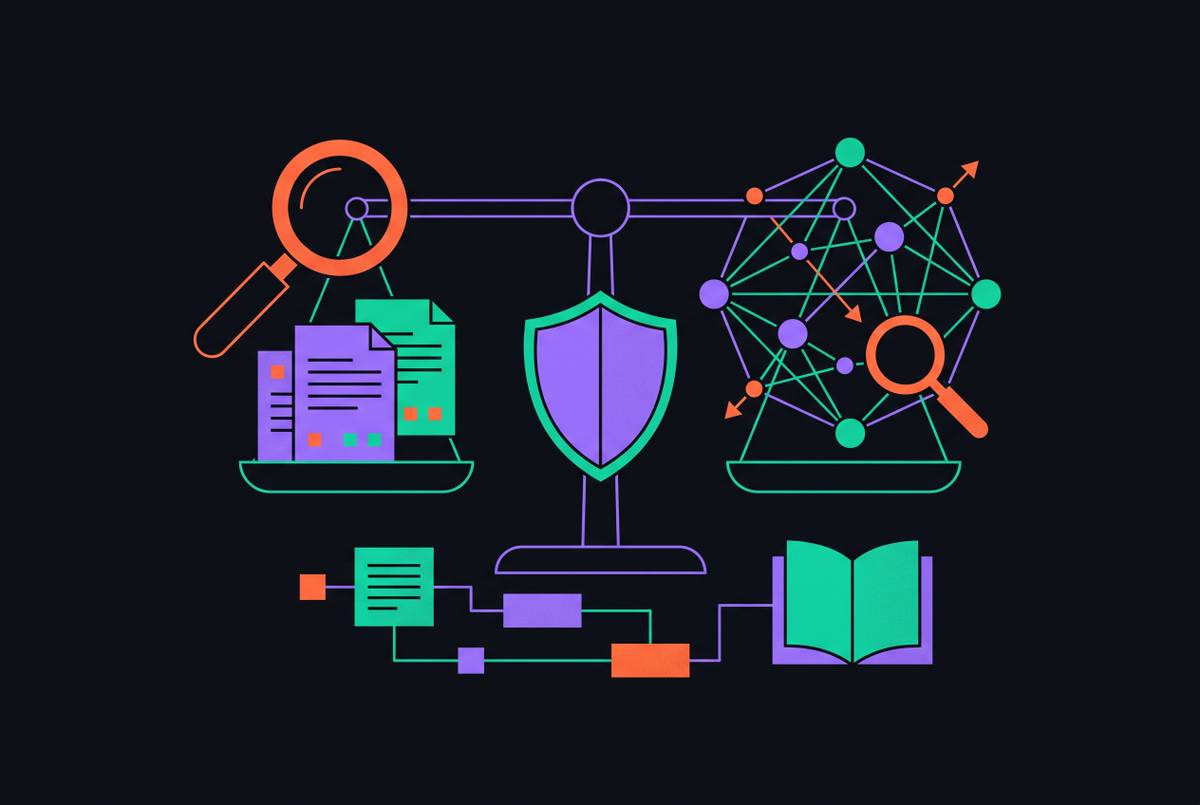 Cover illustration for “Compliance Considerations for AI in Financial Research”