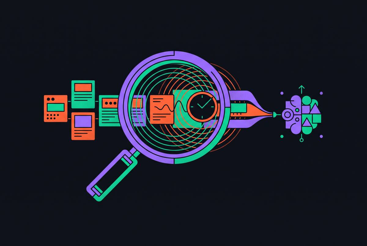 Cover illustration for “Evaluating Search API Freshness for AI Agents”