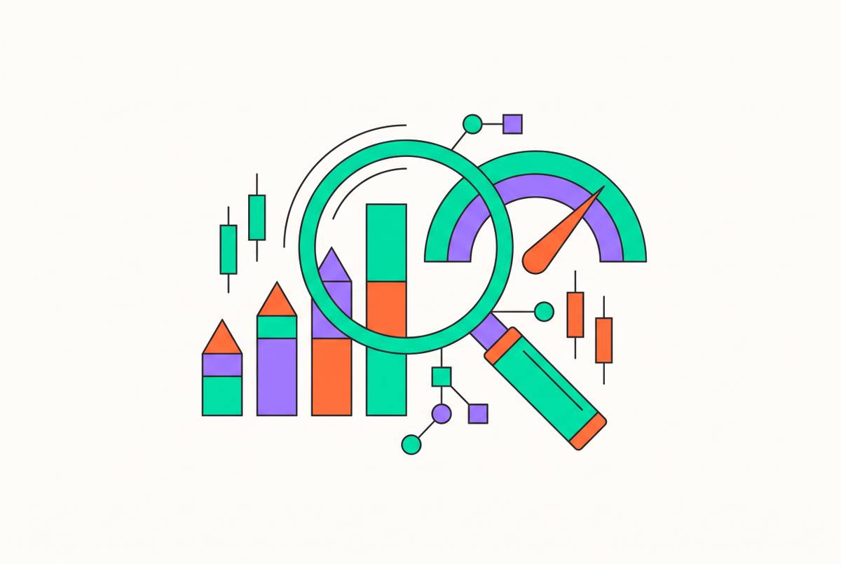 Cover illustration for “Benchmarking Financial AI Research Tools”
