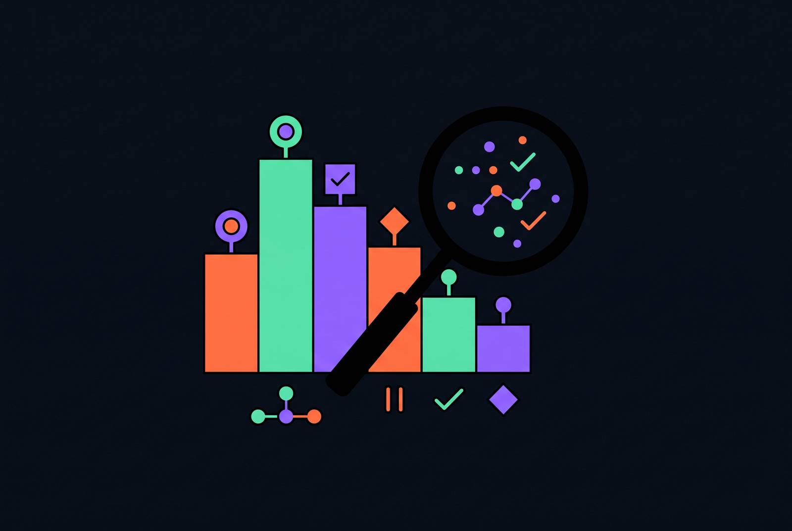 Cover illustration for “Domain-Specific Benchmark Leaderboards for AI Search”