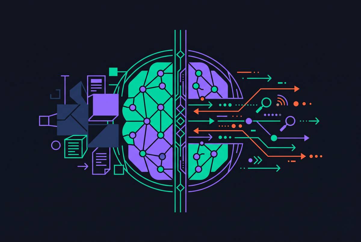 Cover illustration for “Knowledge Cutoff Limitations and Real-Time Retrieval Solutions”