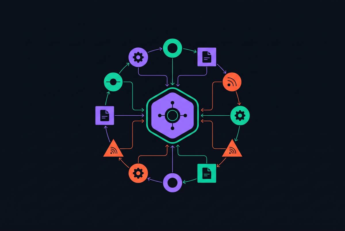 Cover illustration for “Real-Time Web Grounding Architectures for LLMs”