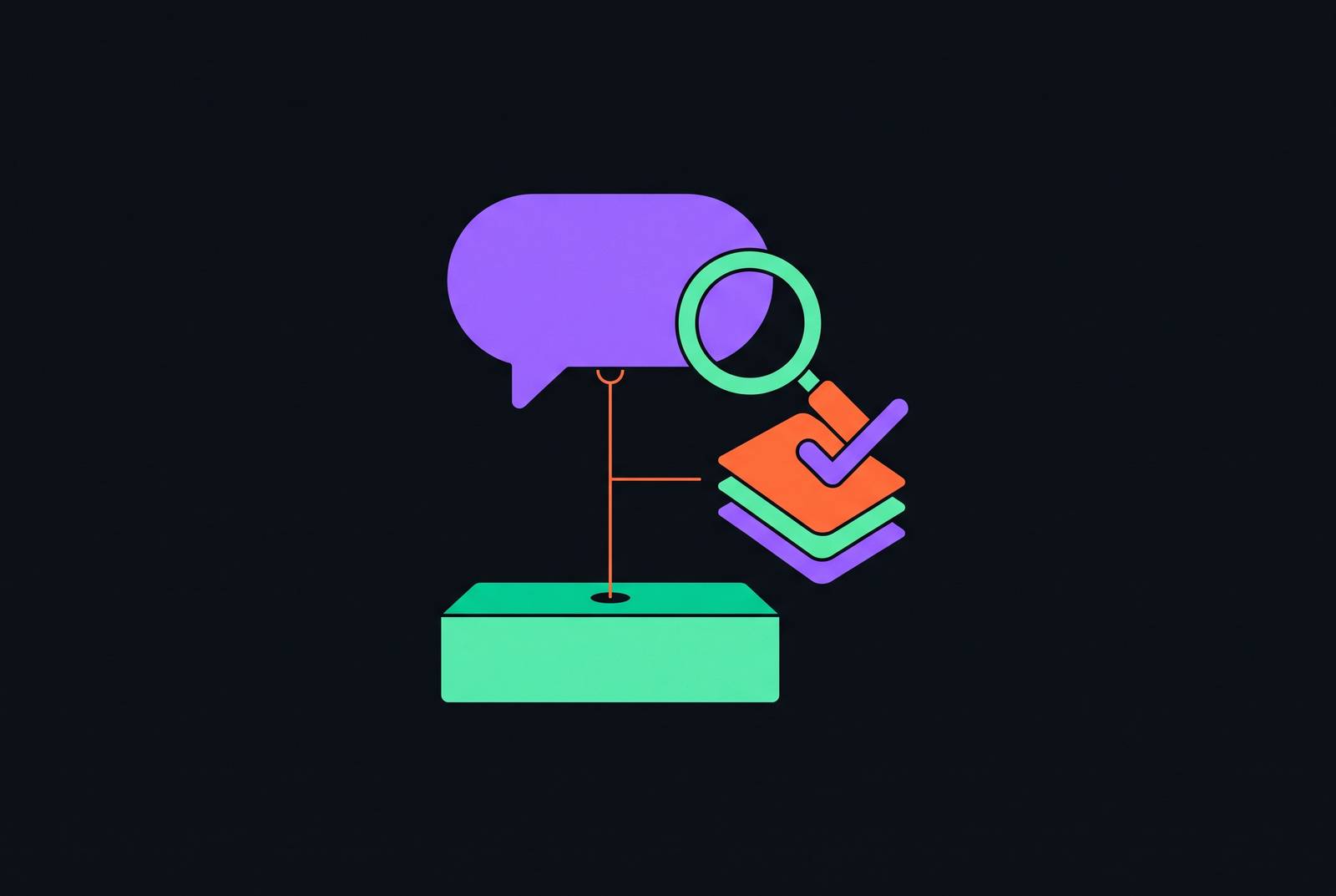 Cover illustration for “Evaluating Groundedness in LLM Outputs”