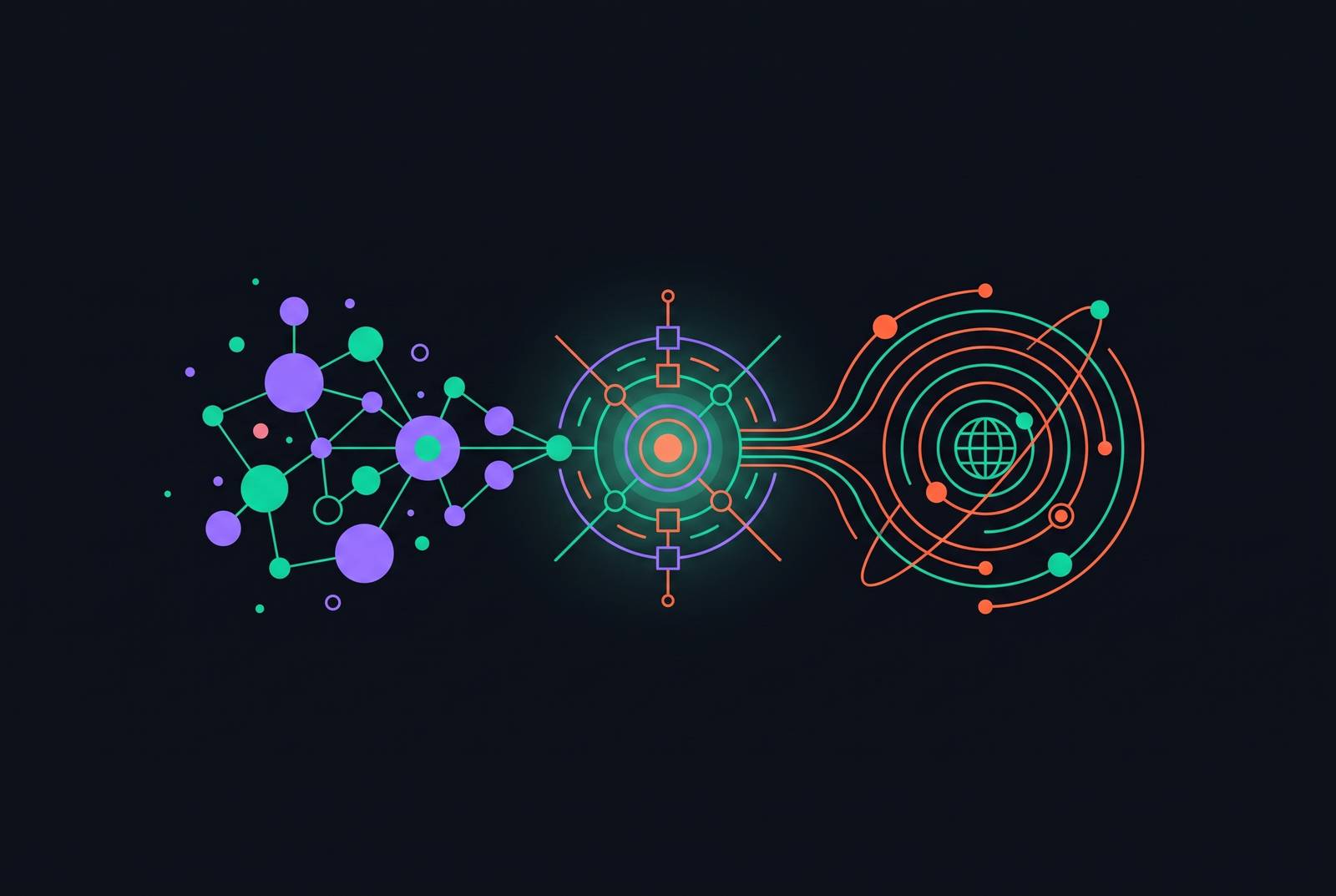 Cover illustration for “Hybrid Retrieval Combining Vector Search and Live Web Data”
