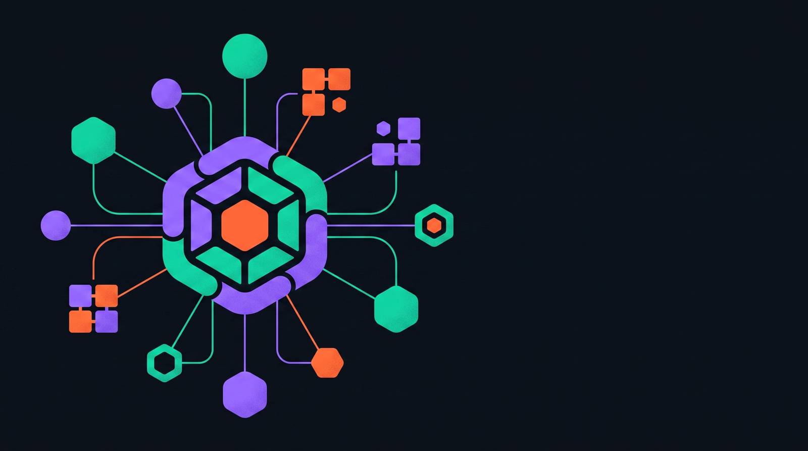 Cover illustration for “Multi-Agent AI Architecture Design”