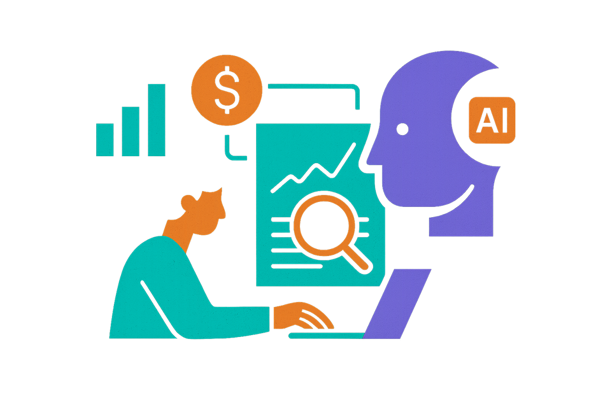 Cover illustration for “AI-Powered Financial Research Workflows”
