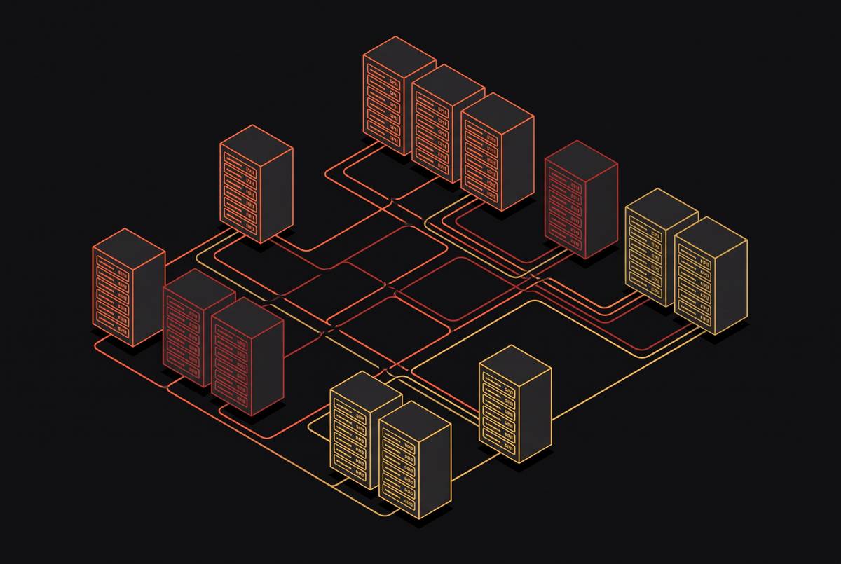 Cover illustration for “Networking Cost in Distributed LLM Inference Clusters”