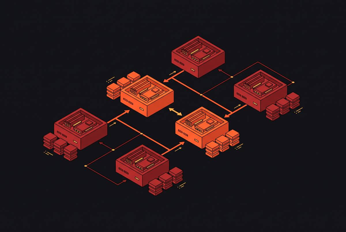 Cover illustration for “Data Locality and GPU Utilization in Multi-Node Training”