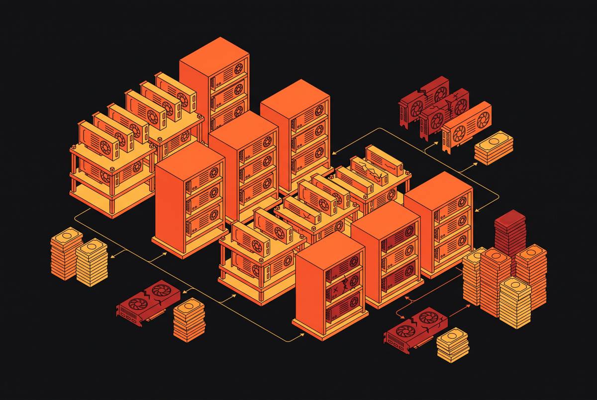 Cover illustration for “Failure Rate Economics in Large-Scale GPU Infrastructure”