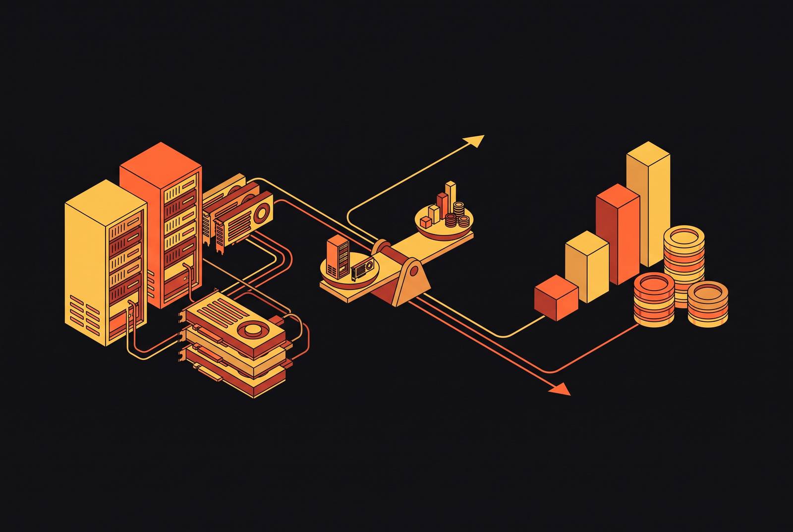 Cover illustration for “Infrastructure Investment Decisions in Pre-Revenue AI Companies”