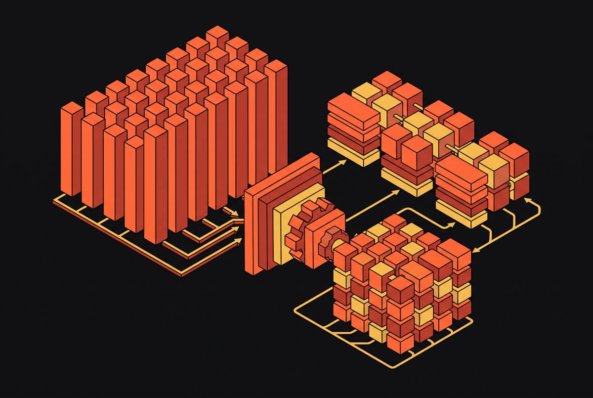 Cover illustration for “BF16 and FP8 Compression Strategies for KV Cache Storage”