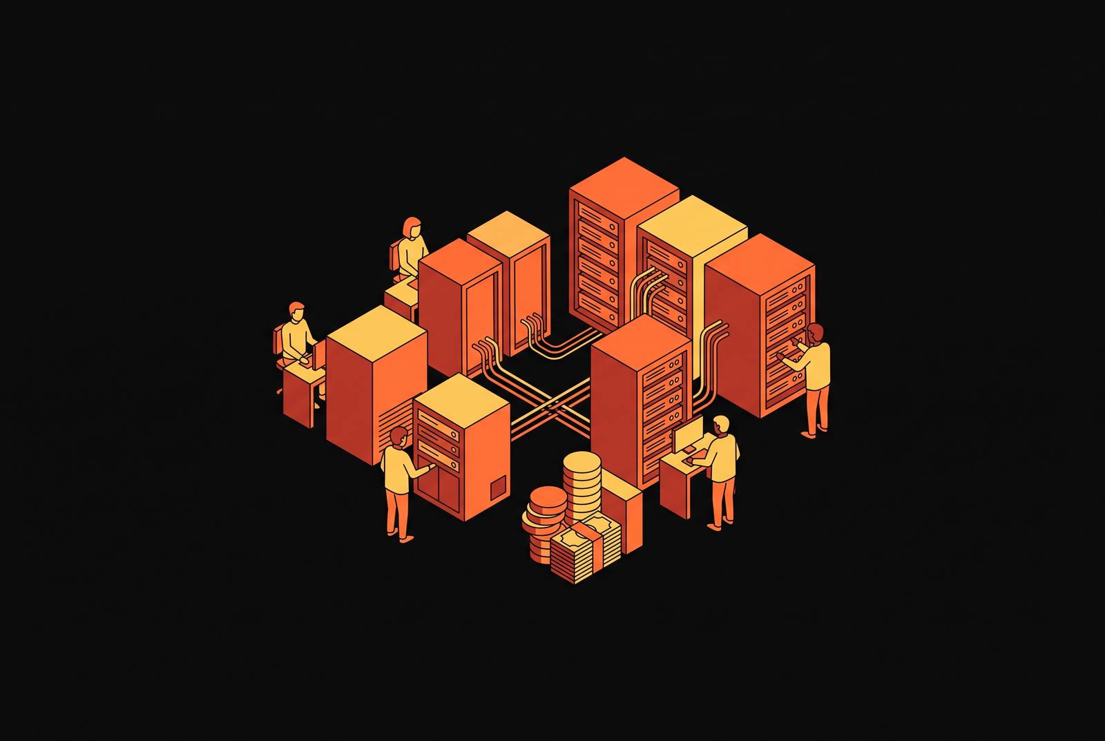 Cover illustration for “Operational Labor Cost in AI Infrastructure Teams”