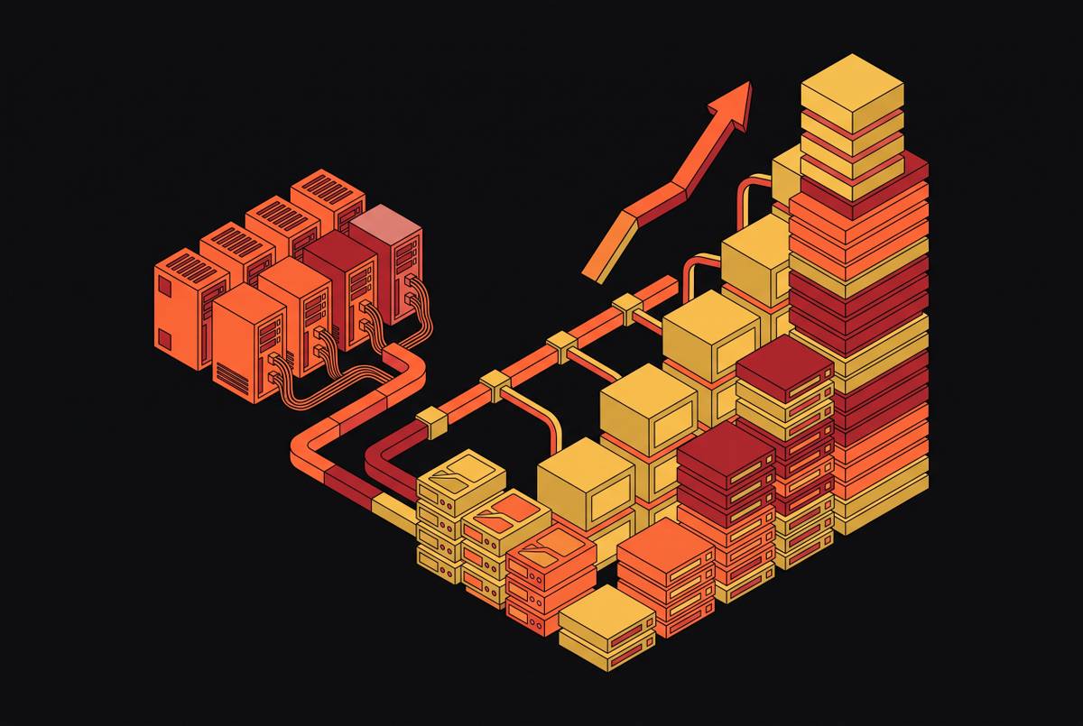 Cover illustration for “Checkpoint Storage Cost During LLM Training Runs”