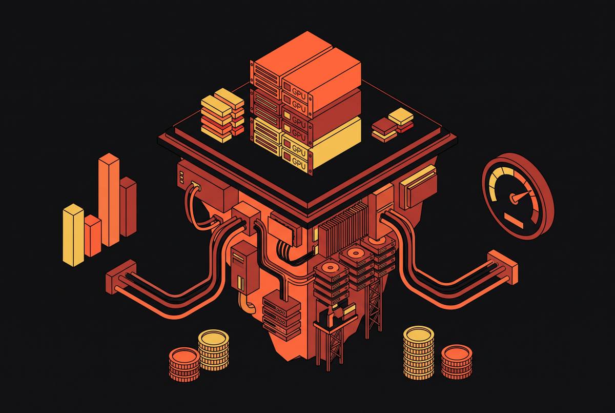 Cover illustration for “Hidden Costs of Running Open-Source LLMs in Production”