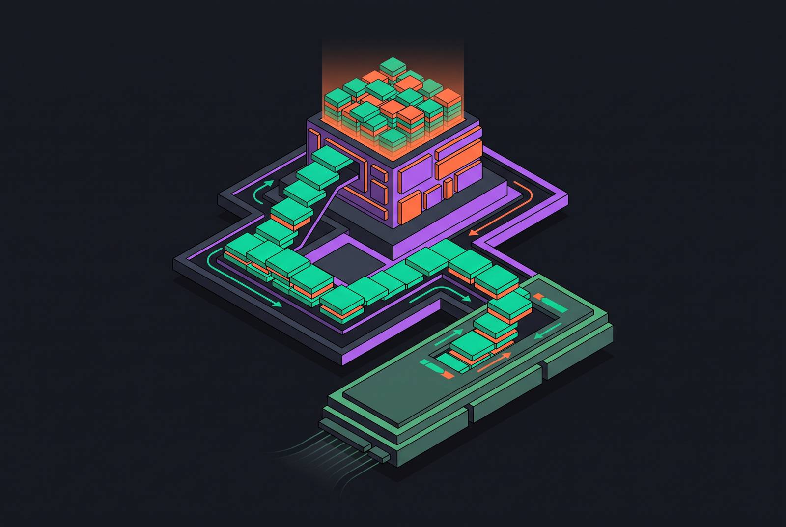 Cover illustration for “KV Cache Offload to NVMe Under Memory Pressure”