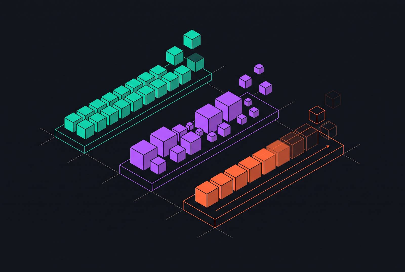 Cover illustration for “LRU vs GDSF vs Recency-Weighted Eviction for Long-Context KV Cache”