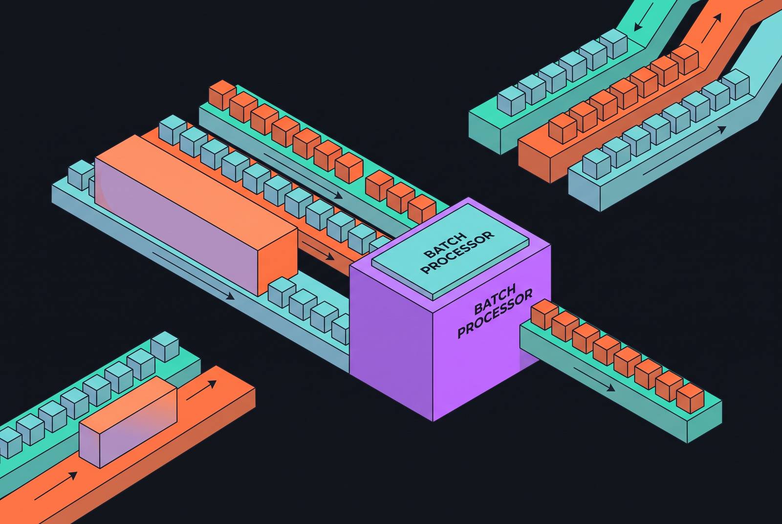 Cover illustration for “Continuous Batching Mechanics and Head-of-Line Blocking”