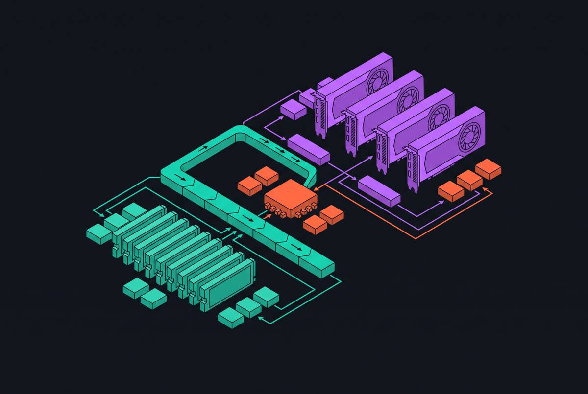 Cover illustration for “GPUDirect Storage Integration in Inference Pipelines”