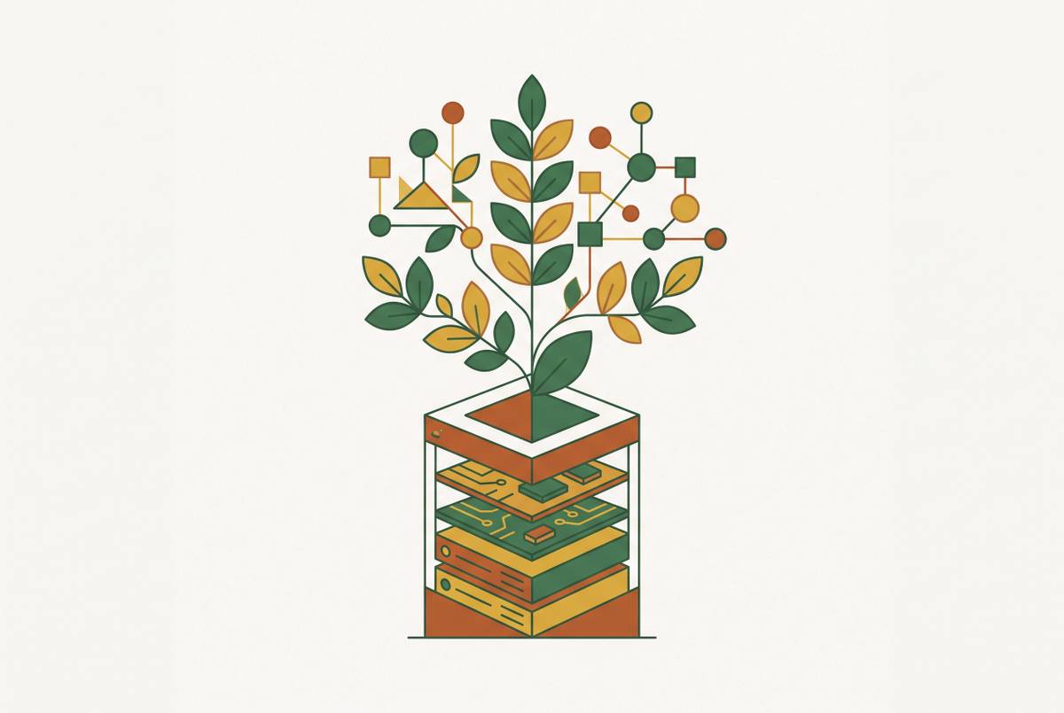 Cover illustration for “Principles of Sustainable Software Engineering Applied to Startups”