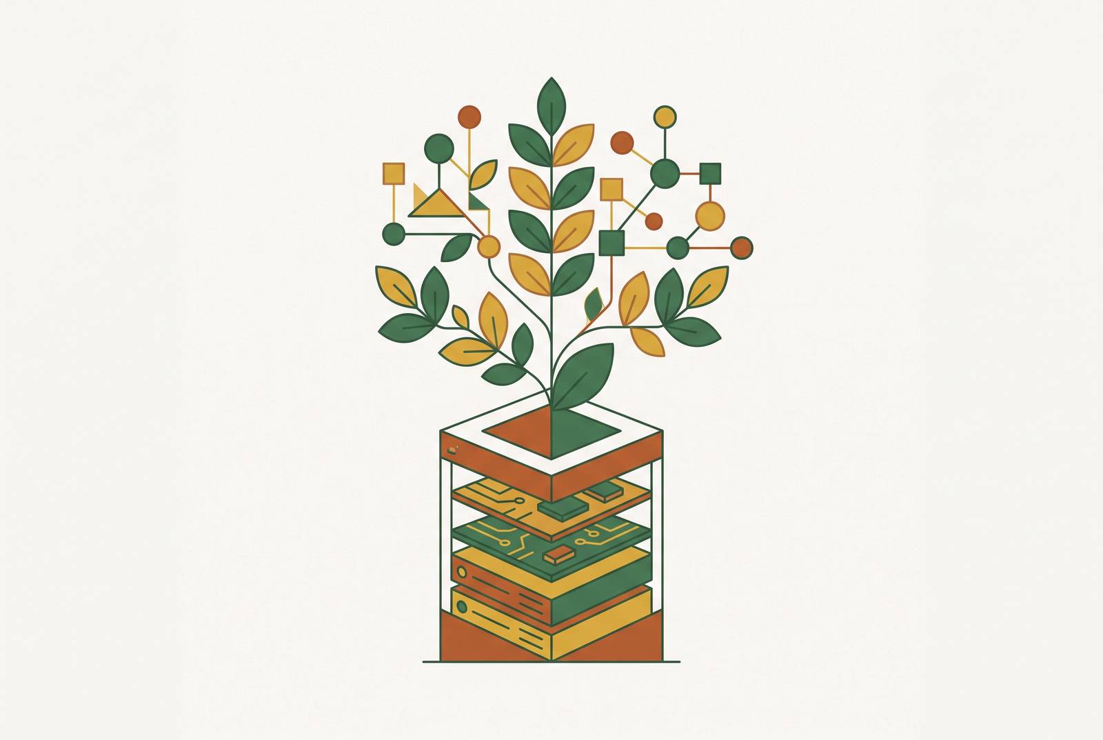 Cover illustration for “Principles of Sustainable Software Engineering Applied to Startups”