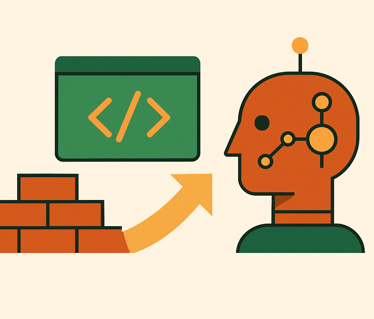 Cover illustration for “AI-Assisted Refactoring of Inherited Technical Debt”