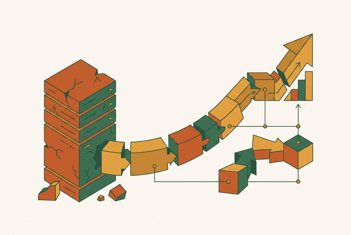Cover illustration for “Legacy Application Modernization Strategies for Growth-Stage Startups”