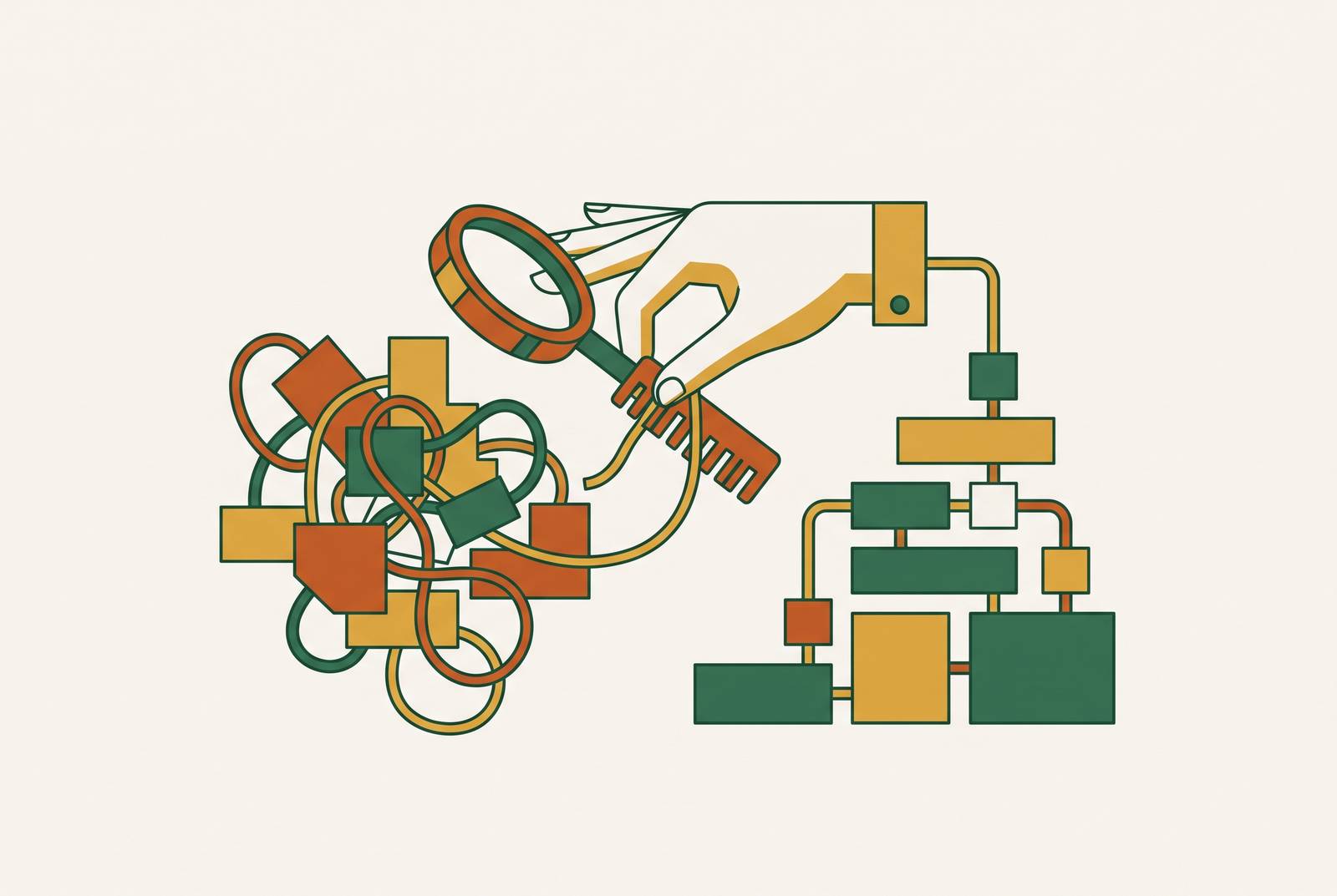 Cover illustration for “Technical Debt Audit Process for an Inherited Codebase”