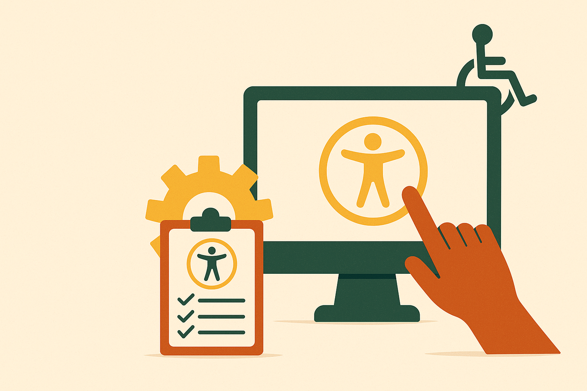 Cover illustration for “Accessibility Standards in Early-Stage Product Development”