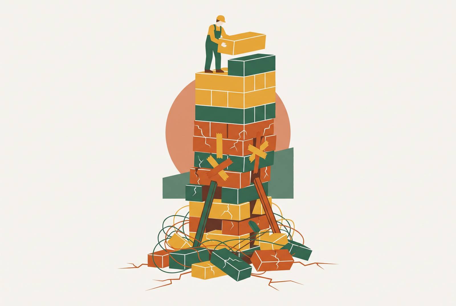 Cover illustration for “The Cost of Delaying Technical Debt in a Scaling Startup”