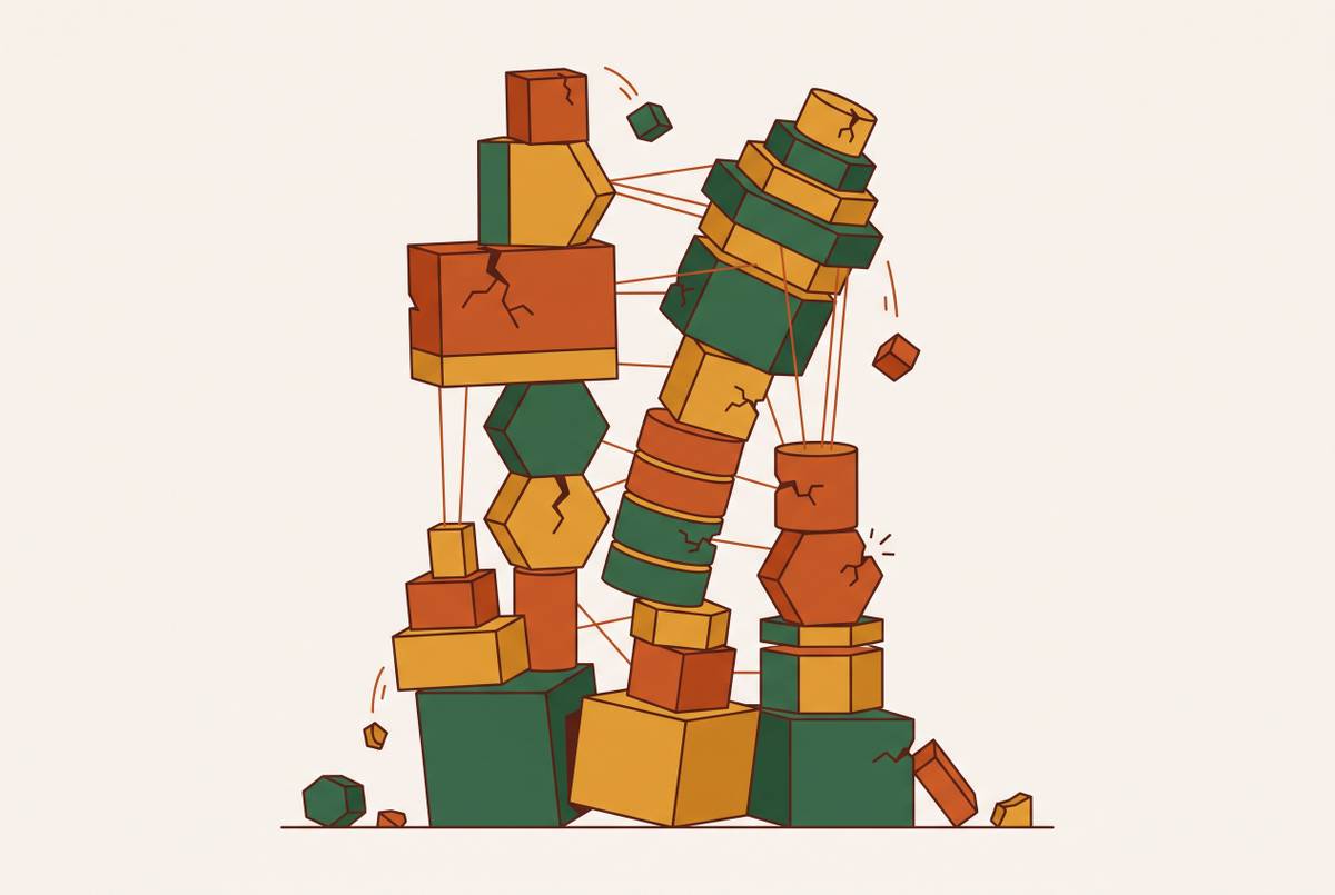 Cover illustration for “Dependency Management Debt in Production Node and Python Applications”