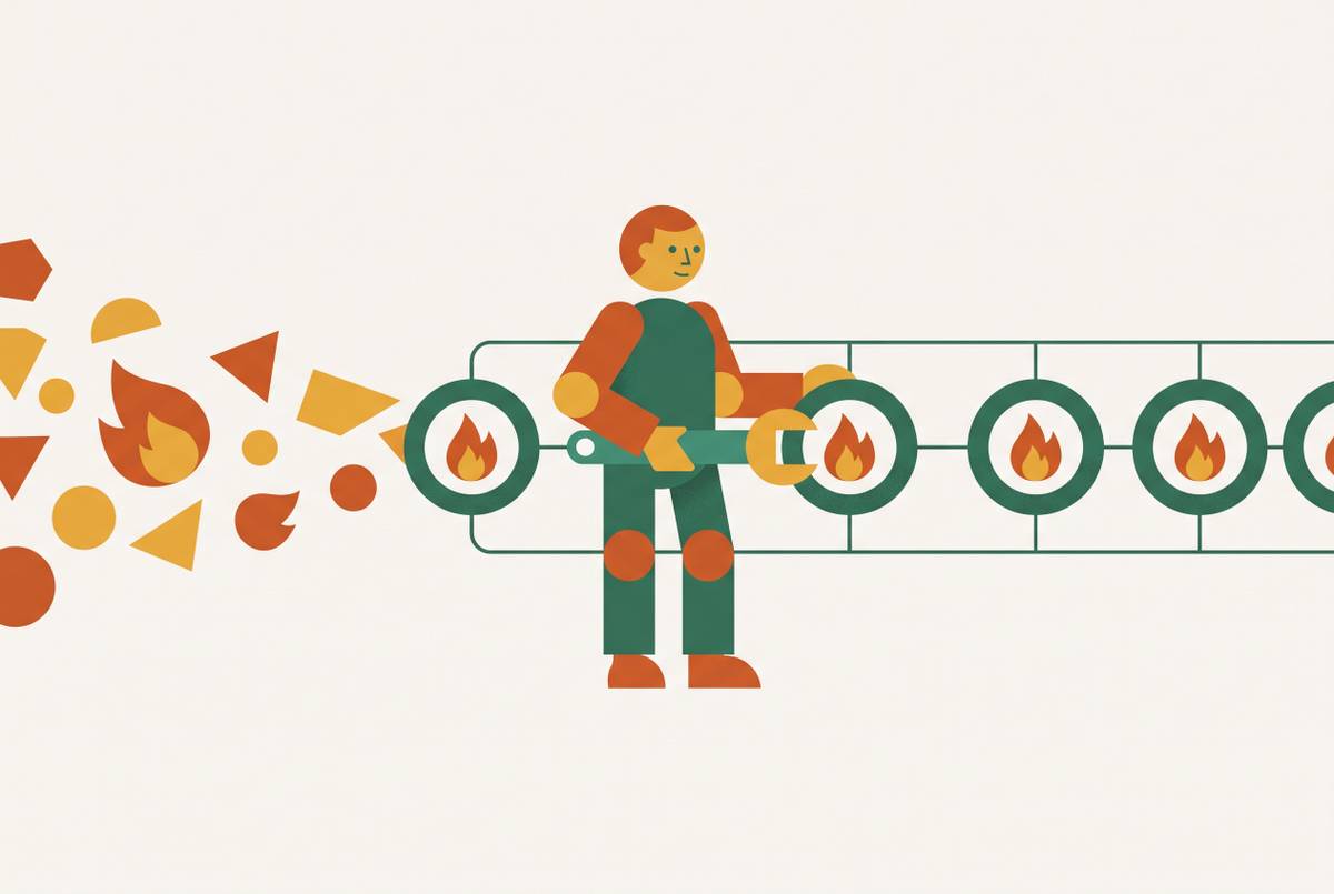 Cover illustration for “How a Monthly Engineering Retainer Replaces the Firefighting Founder”