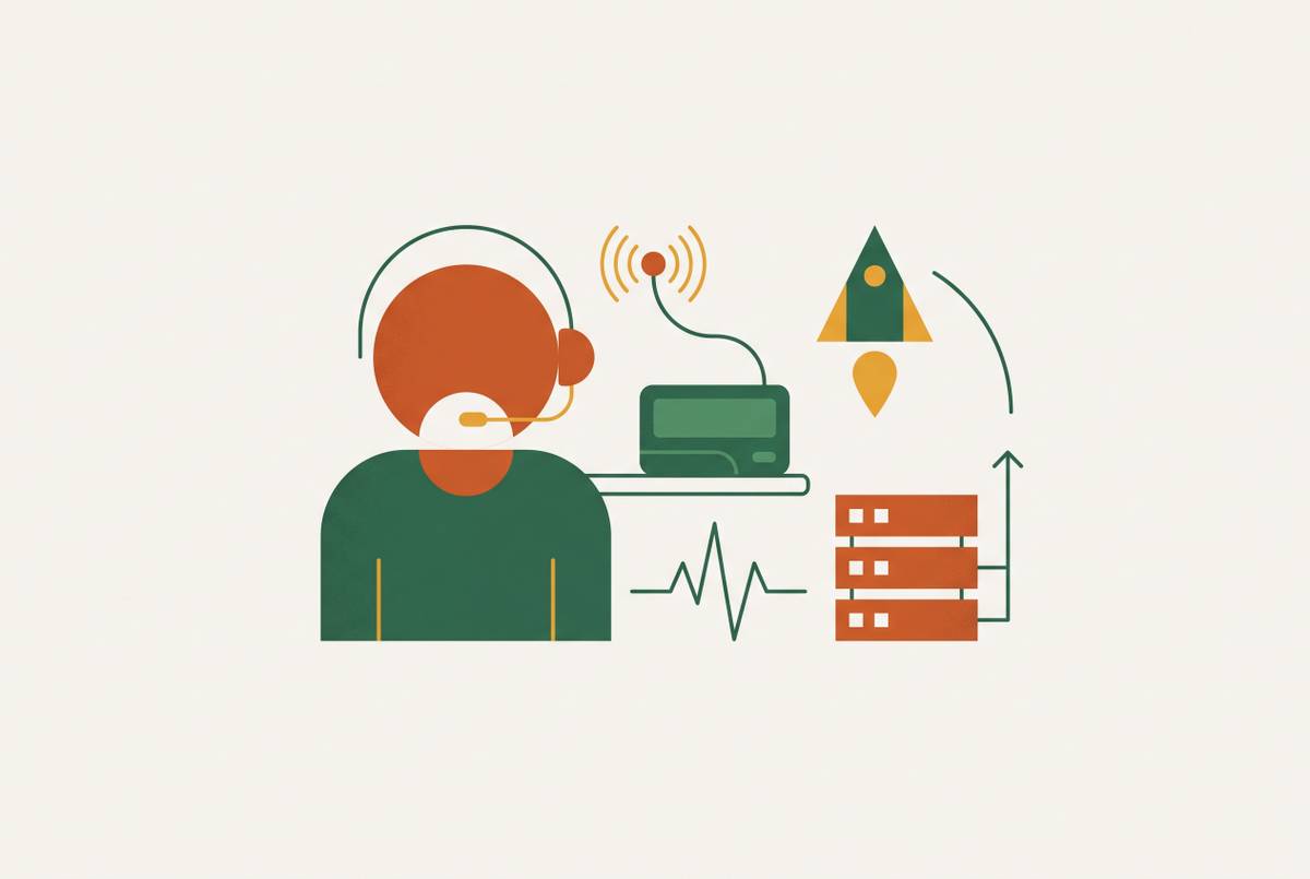 Cover illustration for “Keeping a Senior Engineer on Call After Launch Without a Full-Time Hire”