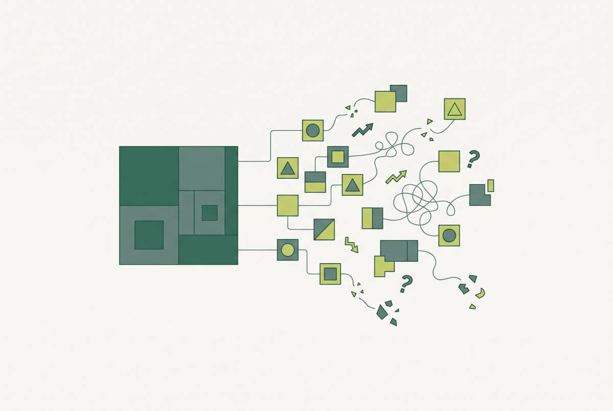 Cover illustration for “The Hidden Costs of Leaving a Monolith for Microservices”