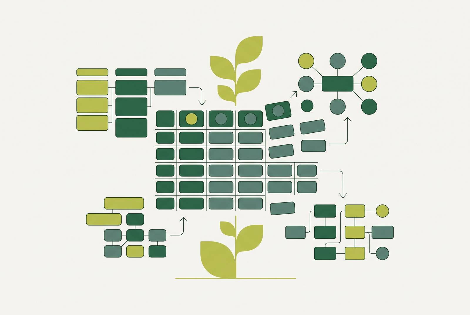 Cover illustration for “Airtable Alternatives for Growing Startups”