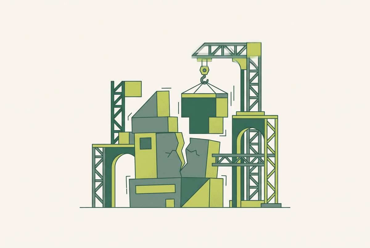 Cover illustration for “Choosing the Right Engineering Studio to Rescue a Freelancer-Built MVP”