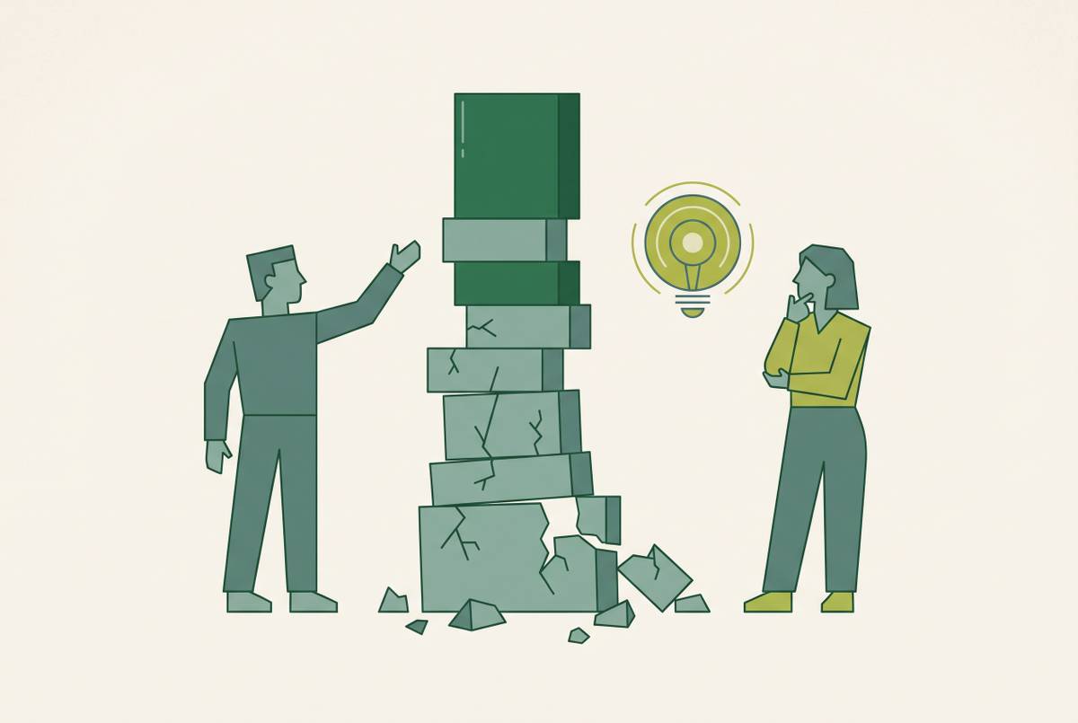 Cover illustration for “Communicating Technical Debt to Non-Technical Founders”