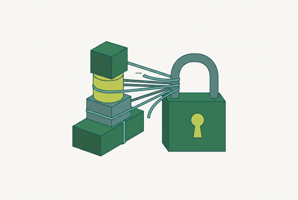 Cover illustration for “Vendor Lock-In Risk in Early-Stage SaaS Stacks”