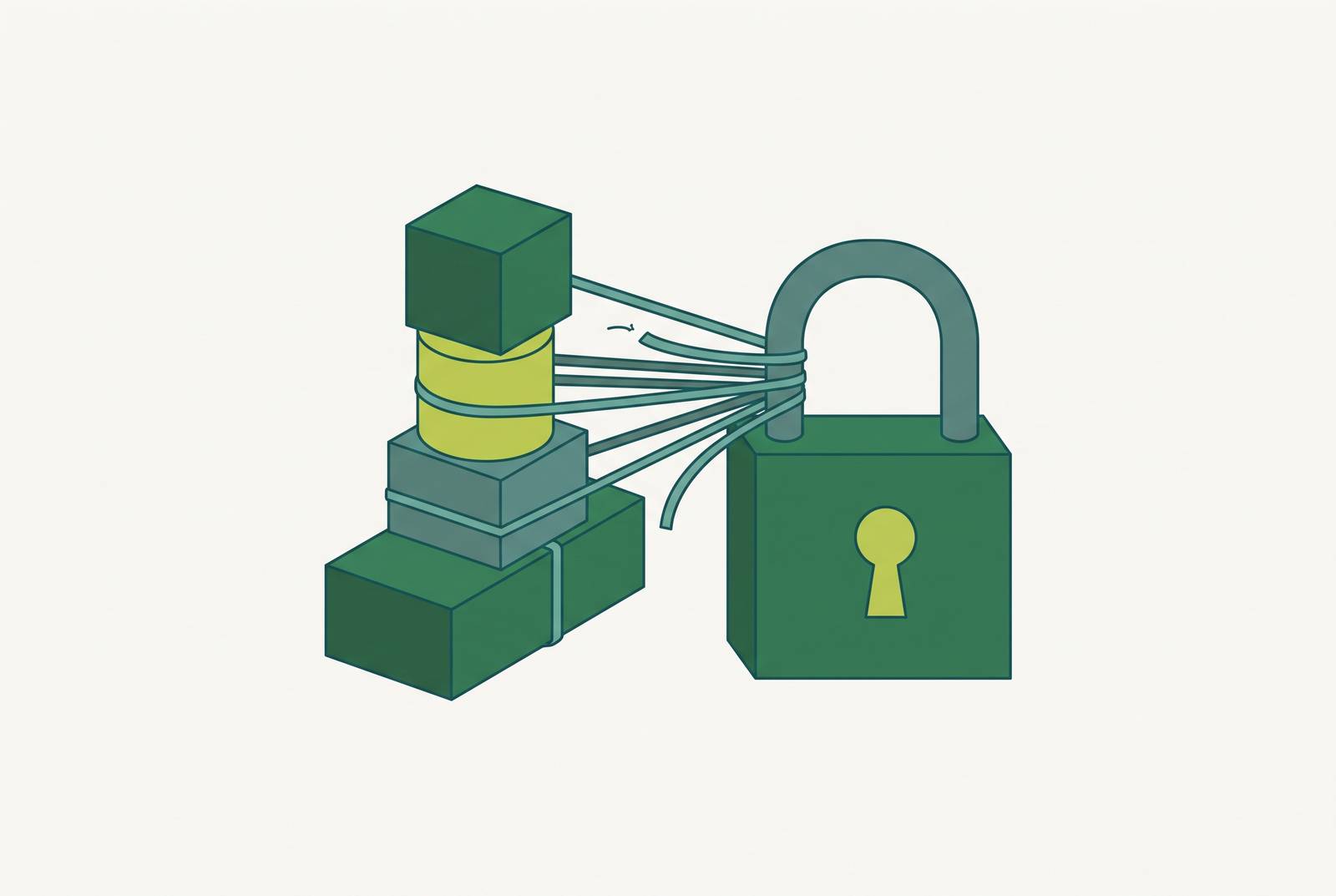 Cover illustration for “Vendor Lock-In Risk in Early-Stage SaaS Stacks”