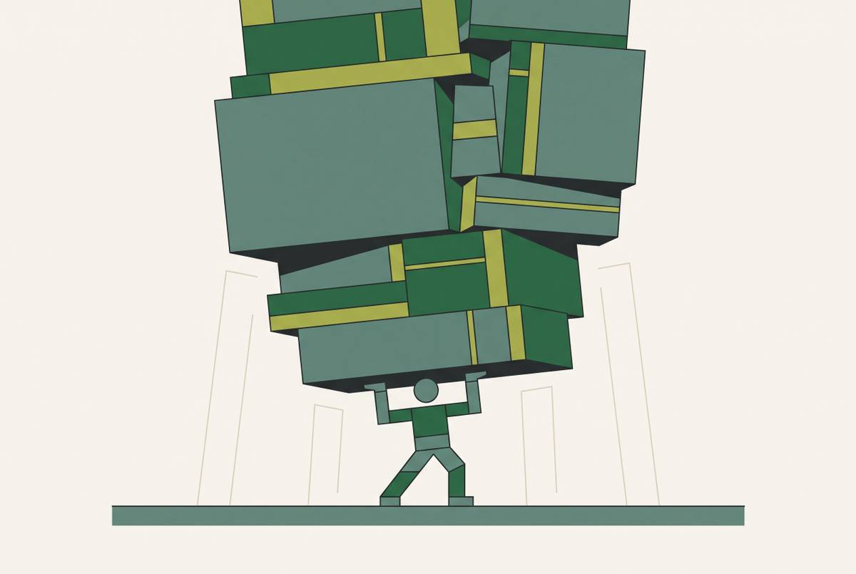 Cover illustration for “Dependency on a Single Engineer as Organizational Debt”